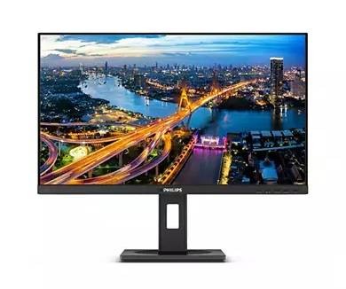 МОНИТОР 23.8" PHILIPS 246B1/00 Black с поворотом экрана (IPS, 2560x1440, 75Hz, 4 ms, 178°/178°, 250 cd/m, 50M:1, +2xHDMI