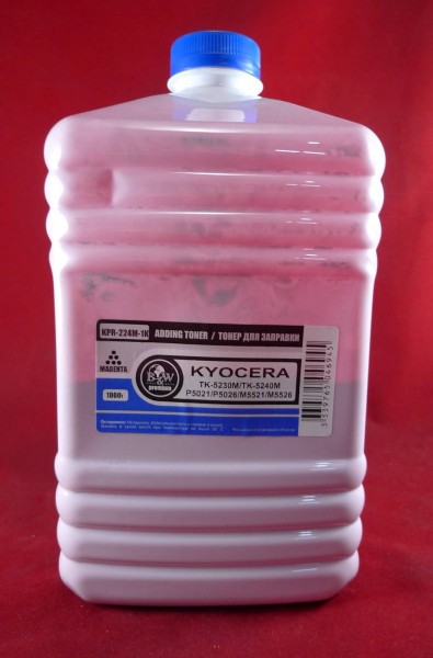 Тонер для Kyocera TK-5220/5230/5240/5140/5150/5160/5270/5280/5290/8115/895/590/580 Magenta (ф. 1кг) B&W Premium