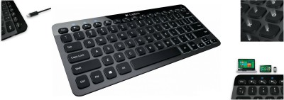 Logitech Клавиатура беспроводная Wireless Bluetooth Illuminated Keyboard K810  