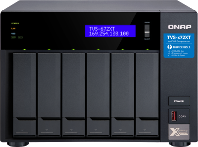 Сетевое хранилище без дисков QNAP TVS-672XT