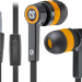 Defender Гарнитура для смартфонов Pulse 420 черный + оранжевый, вставки Defender Pulse 420