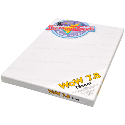 Бумага термотрансферная The Magic Touch для черных и темных тканей WoW7.8/100 A4XL TSheet (100 листо