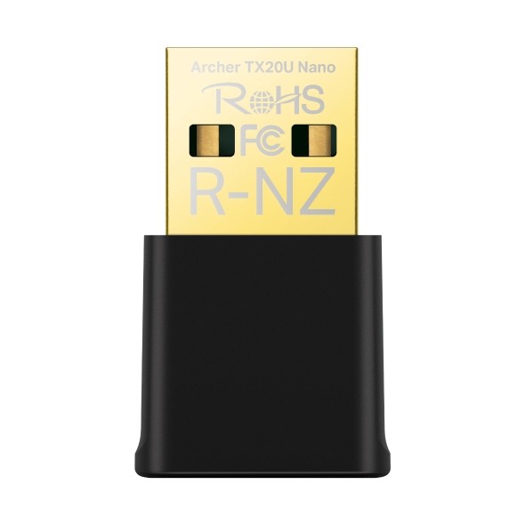 TP-Link Archer TX20U Nano Двухдиапазонный Wi-Fi 6 USB-адаптер AX1800, 2,4/5 ГГц, до 1775 Мбит/с, USB 2.0