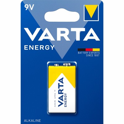 Батарейка Varta ENERGY Крона 6LR61 BL1 Alkaline 9V (4122) (1/10/50) VARTA 04122229411