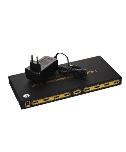 Разветвитель HDMI Spliitter 1=>8  2.0v, VCOM <DD428>