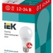 Лампа светодиодная IEK LLE-A60-12-12-24-40-E27