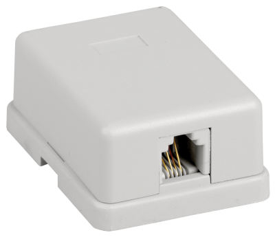 Настенная розетка RJ12, кат.3 UTP, 1-порт ITK CS2-3C3U-12