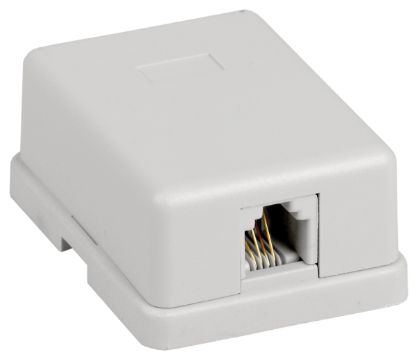 Настенная розетка RJ12, кат.3 UTP, 1-порт ITK CS2-3C3U-12