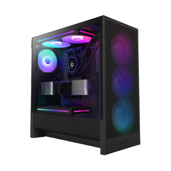 Корпус без блока питания NZXT H5 Flow RGB CC-H52FB-R1