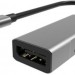 Aдаптер USB 3.1 Type-Cm --> DP(f) , 4K@60Hz, PD charging, Aluminum Shell, VCOM <CU453> VCOM USB 3.2 Type-C (m) - DisplayPort (f)