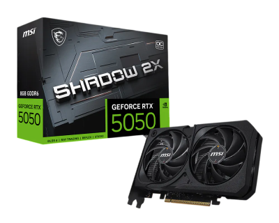 Видеокарта MSI GeForce RTX 5050 8G SHADOW 2X
