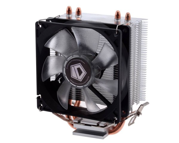 Кулер CPU ID-Cooling SE-902X (универсальный, 100W, 14-23.8 dB, 600-2200 rpm, 92мм, 4pin, медь+алюминий, голубая подсветк