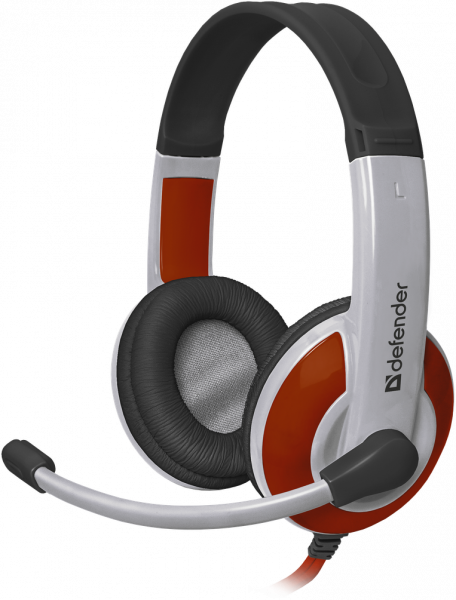 Defender Игровая гарнитура Warhead G-120 красный + белый, кабель 2 м Defender Warhead G-120