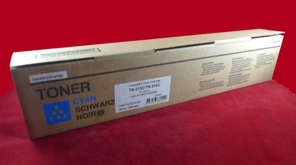 Тонер Konica-Minolta bizhub C200/C203/C253 TN-213C/TN-214C cyan (туба 374г) ELP Imaging®