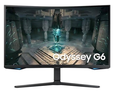 МОНИТОР 32" Samsung S32BG650EI Black с поворотом экрана (VA, изогнутый, 2560x1440, 240Hz, 1 ms, 178°/178°, 600 cd/m,250)
