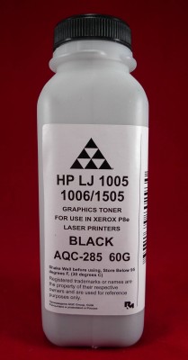 Тонер для картриджей CB435A/CE285A/CF283A/CF244A,CRG-712/725 (фл. 60г) AQC-США фас.Россия