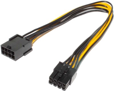 Кабель питания 8 pin PCI-E  from PCU 18AWG 0.4m GreenConnect GCR-55082