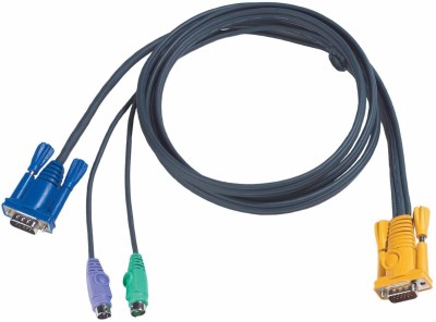 CABLE SP15M -- HD15M/MINIDIN6M; 6M ATEN 2L-5206P