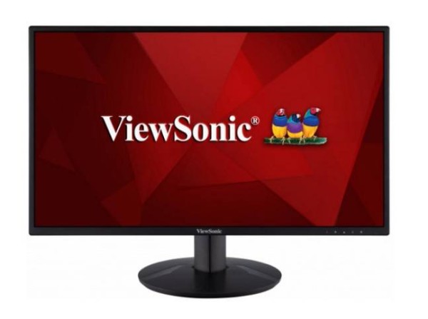МОНИТОР 23.8" Viewsonic VA2418-SH Black (IPS, LED, 1920x1080, 75Hz, 5 ms, 178°/178°, 250 cd/m, 50M:1, +HDMI1.4)