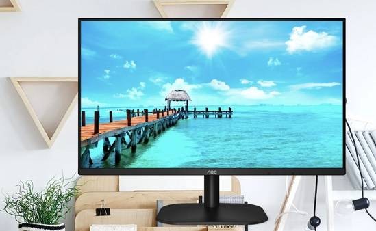 МОНИТОР 27" AOC 27B2DA Black (IPS, 1920x1080, 75Hz, 4 ms, 178°/178°, 250 cd/m, 20M:1, +DVI, +HDMI, +MM)